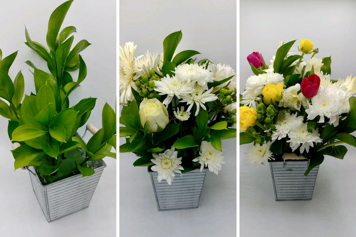 DIY Floral Arrangement for Easter Table Decorations
