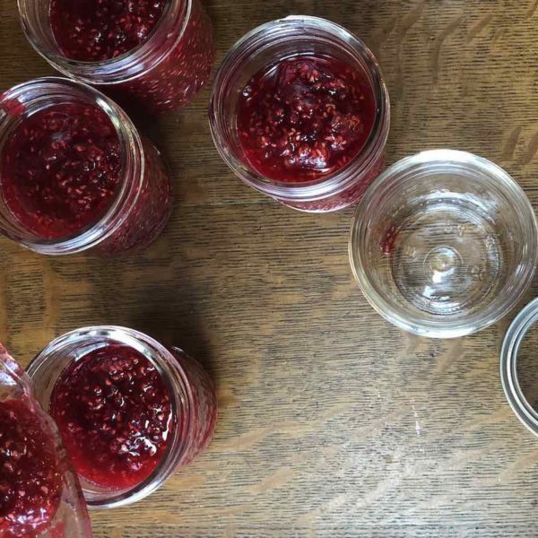More Simple Joys a Raspberry Jam Recipe with Pectin and a NoPectin