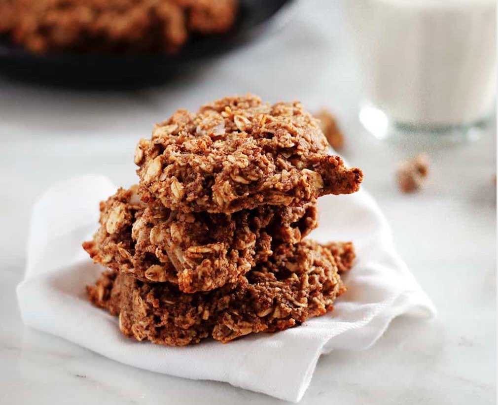 healthy breakfast banana cookies