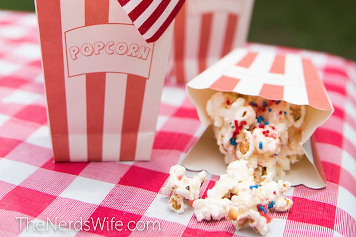 patriotic popcorn red white blue memorial day