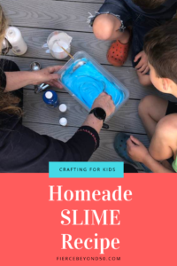 homeade slime for kids crafts