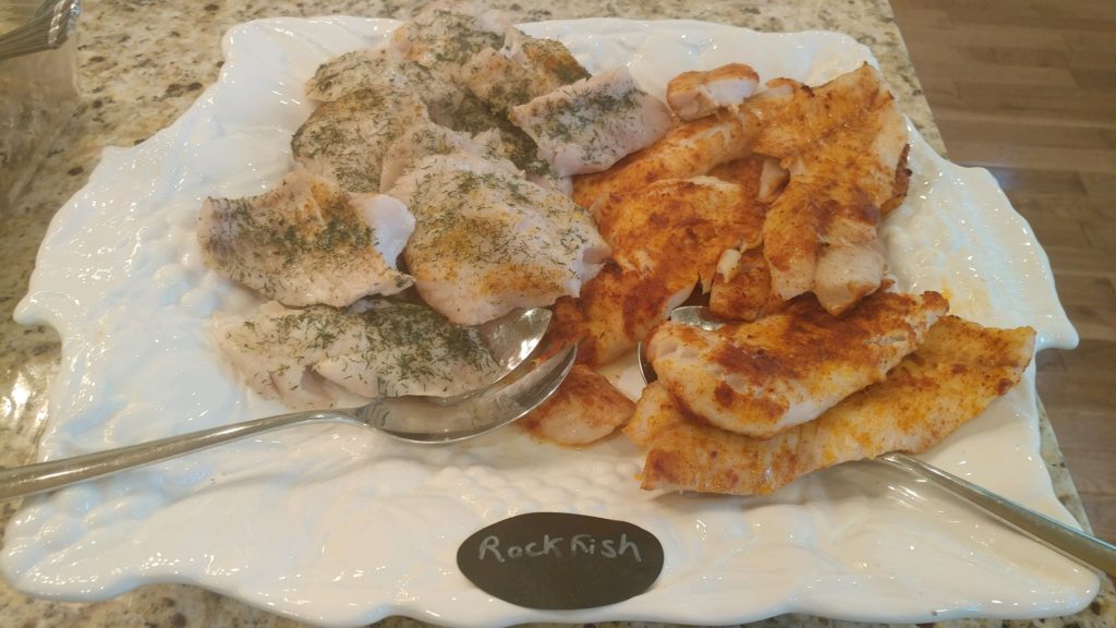 taco tuesday rockfish fish salad