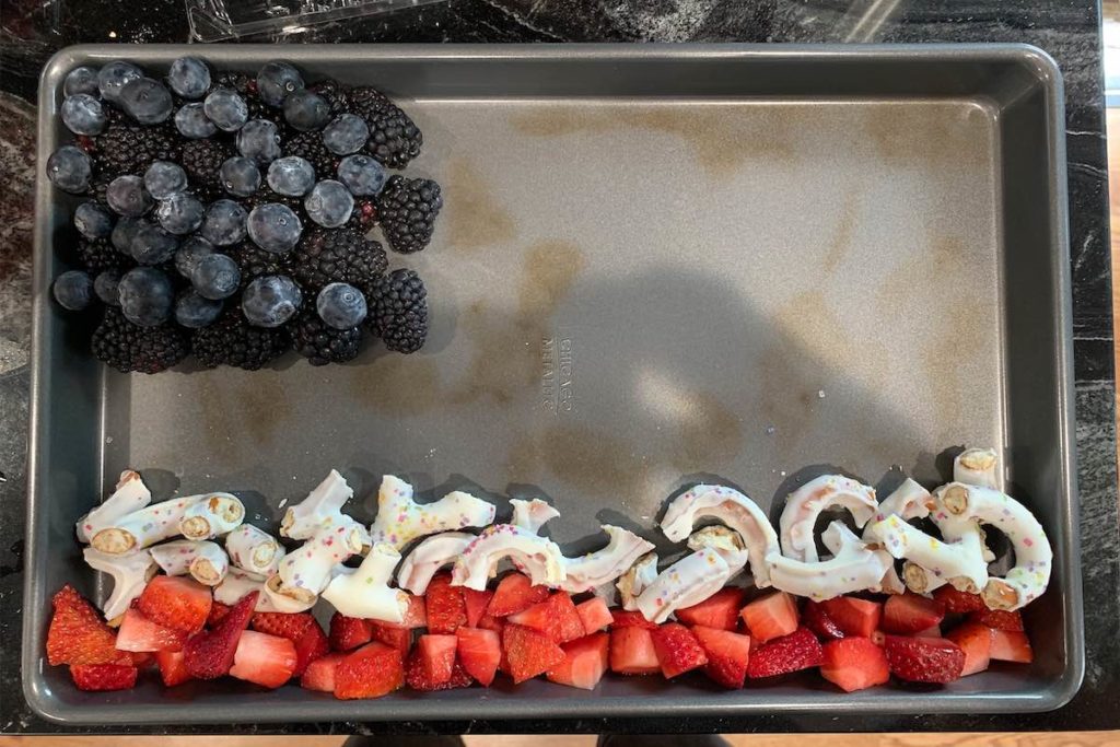 fruit patriotic platter cheese board