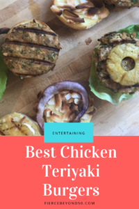 grilled chicken teriyaki burgers