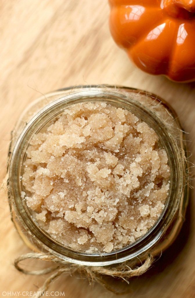 pumpkin spice sugar scrub