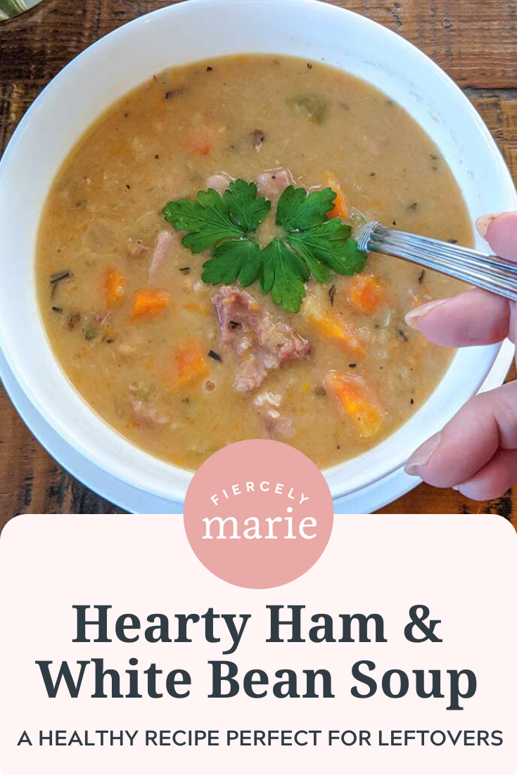Hearty Ham and White Bean Soup