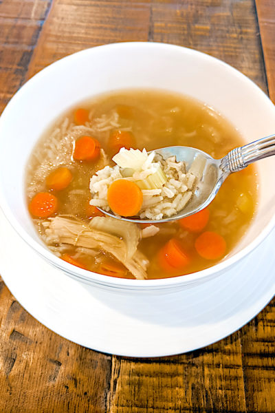easy vegetable chicken soup