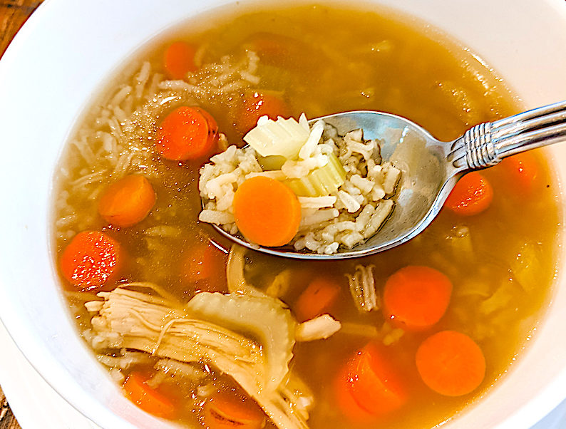 easy vegetable chicken soup