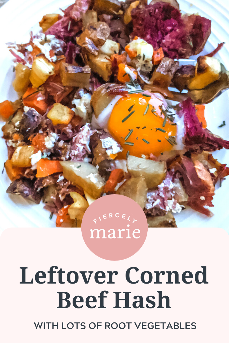 Leftover Corned Beef Hash With Root Vegetables