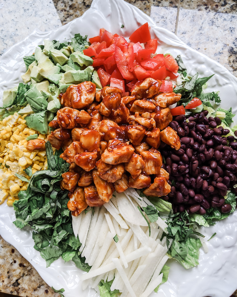 California Pizza Kitchen Copycat BBQ Chopped Chicken Salad - Marie Bostwick