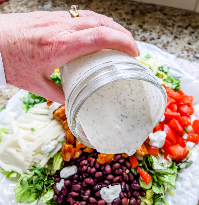 Homemade buttermilk ranch dressing