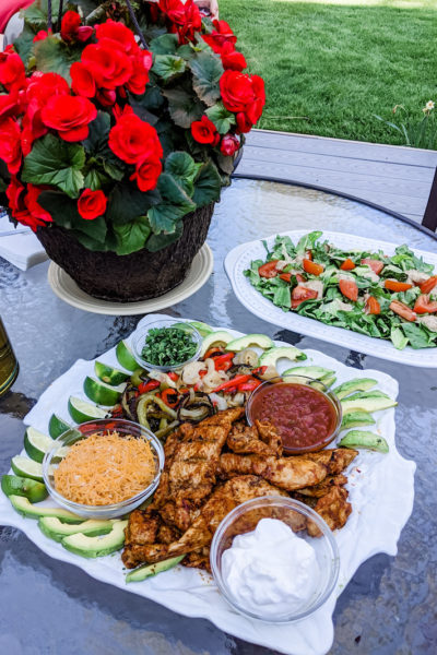 Grilled Chicken Fajitas