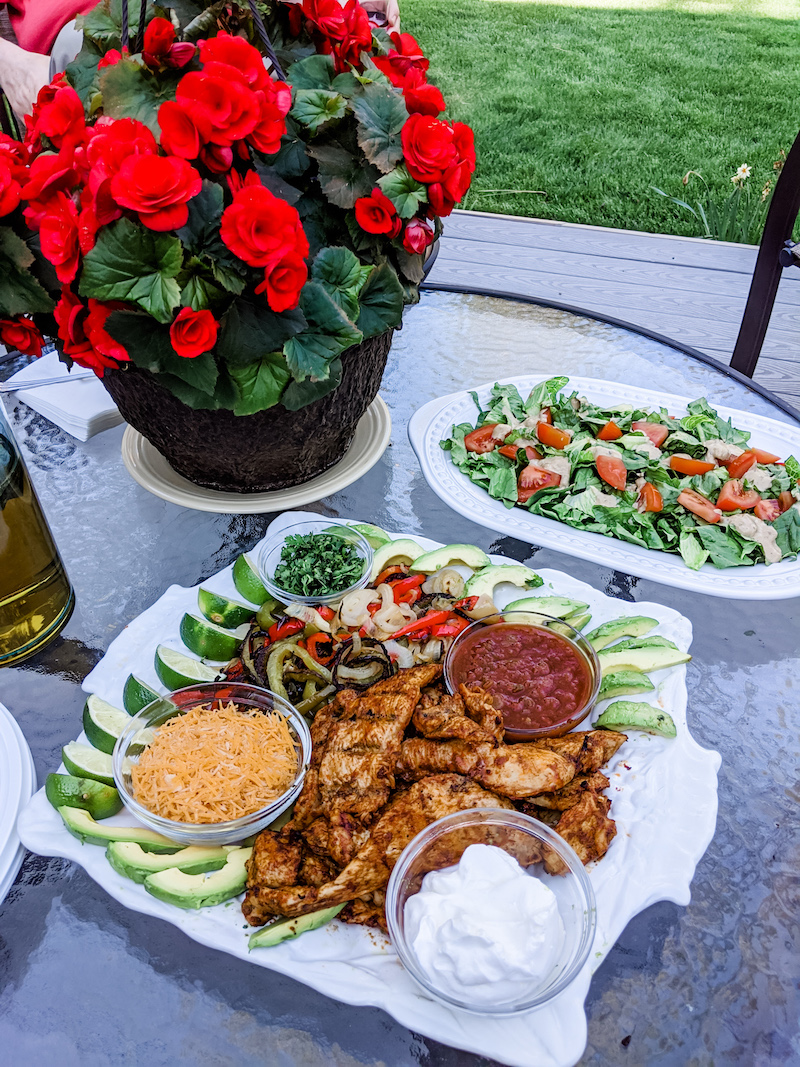 Grilled Chicken Fajitas