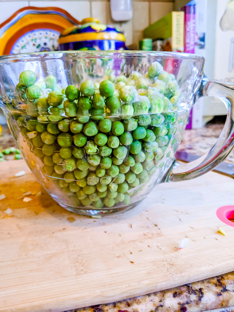 Fresh shelled peas