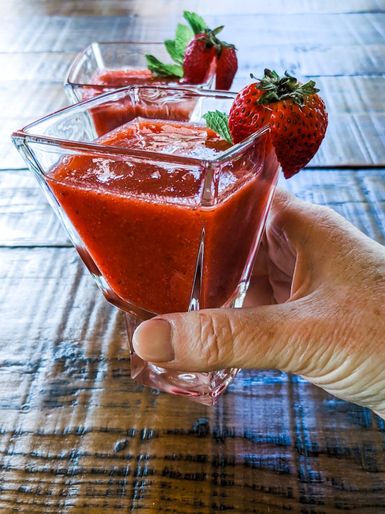 Strawberry Daiquiri Ice Pops Just 3 Weight Watchers Points! Marie