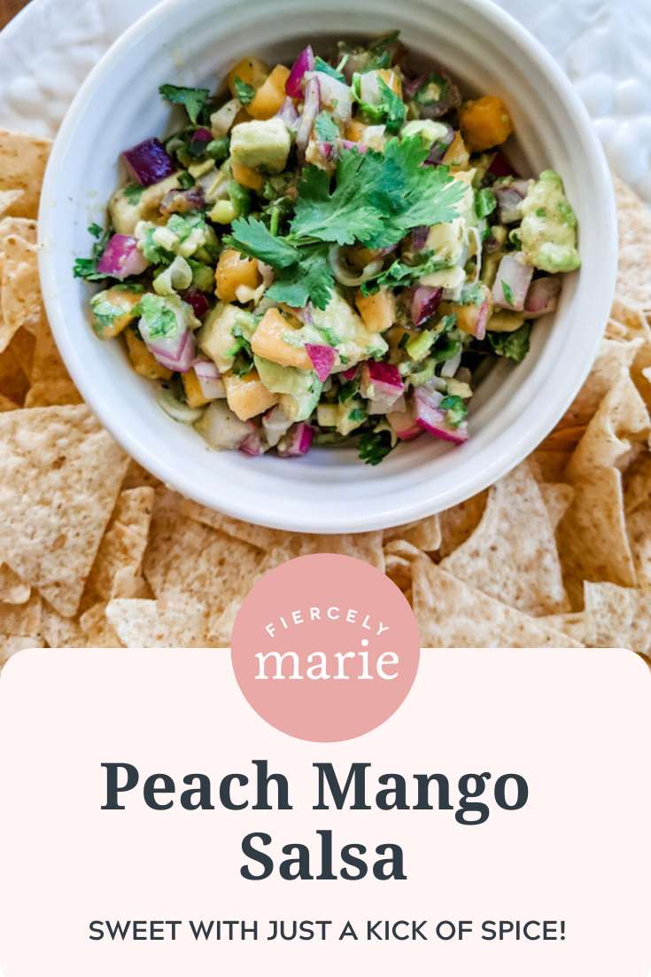 My Peach and Avocado Salsa