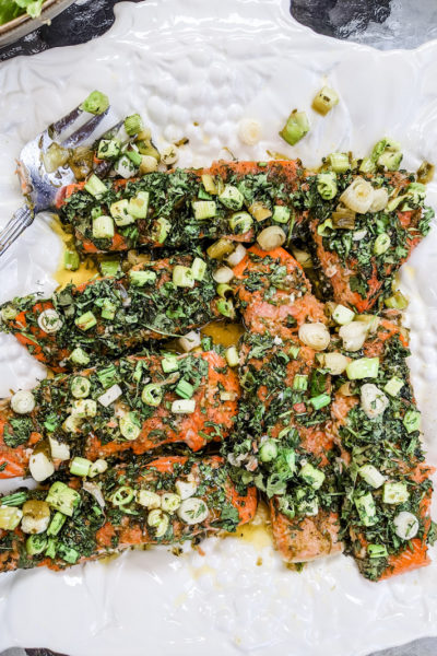 Oven Roasted Herb Salmon