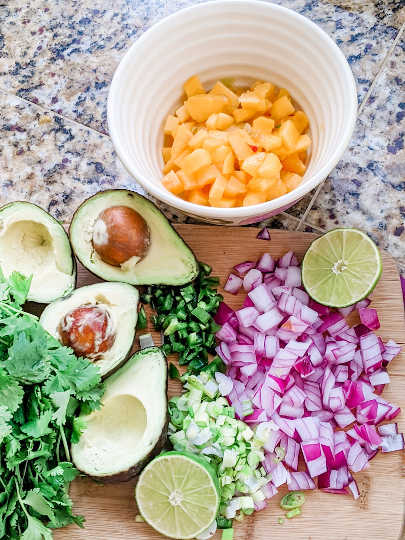 Peach Mango Salsa Ingredients