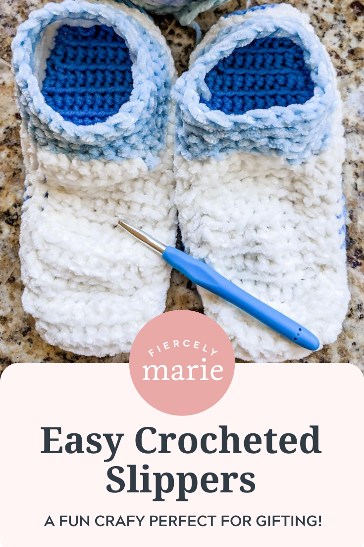 Easy Crocheted Slippers: Craft of the Month