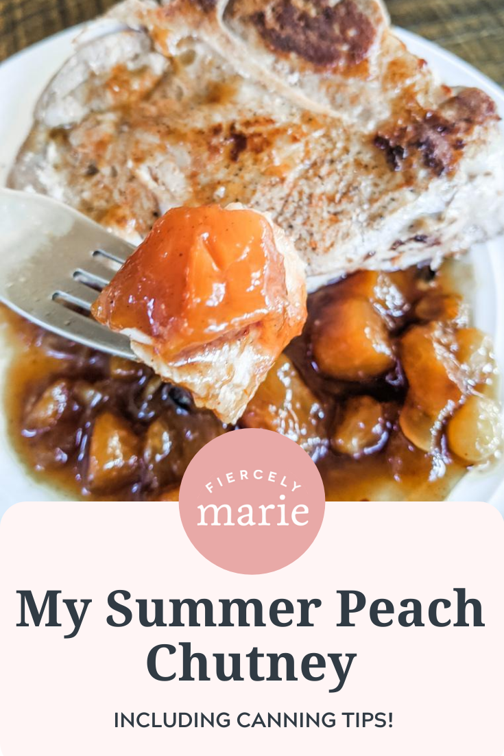 My Peach Chutney