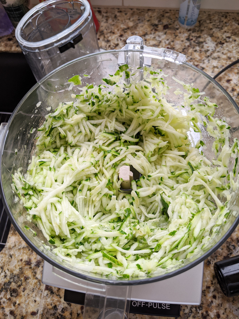 Shredded Zucchini