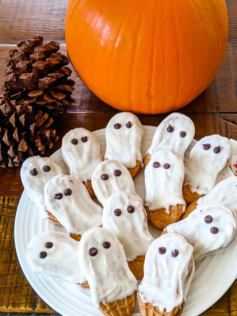 Easy Nutter Butter Ghosts Halloween At Home Marie Bostwick