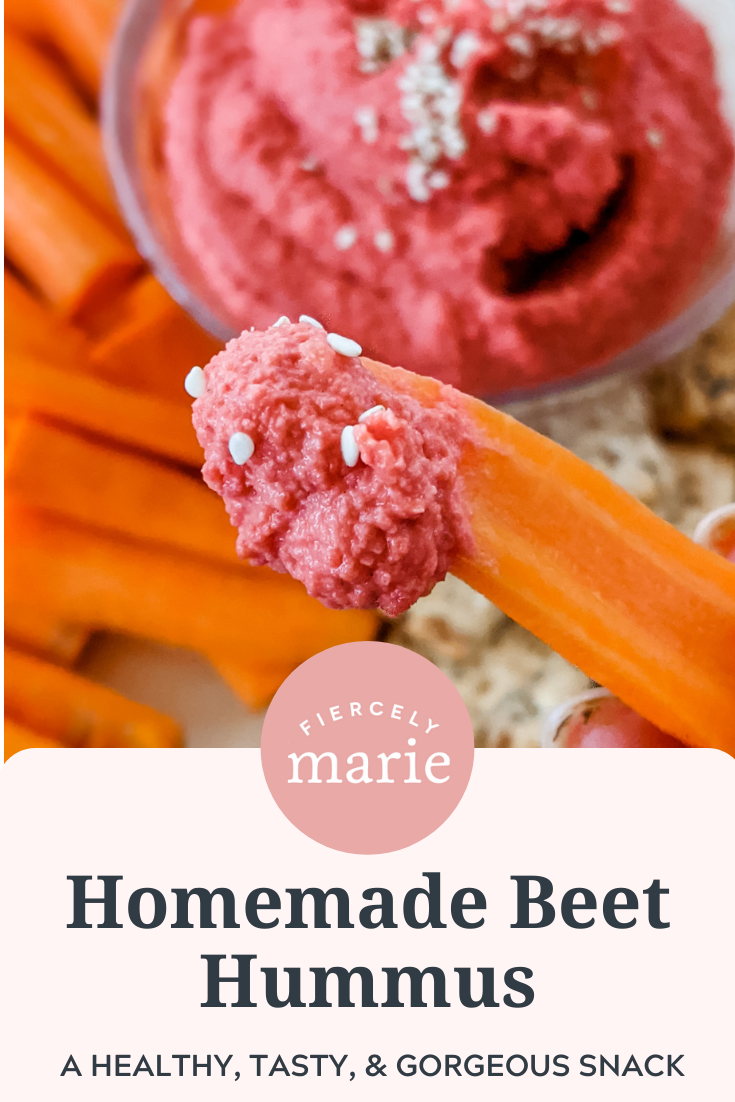 Easy Homemade Beet Hummus