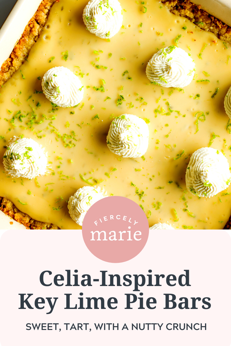 Key Lime Pie Bars with Cornmeal Crust: Celia Fairchild Recipe #4
