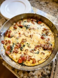 Marie's Easy Weekend Breakfast Skillet, on a countertop.