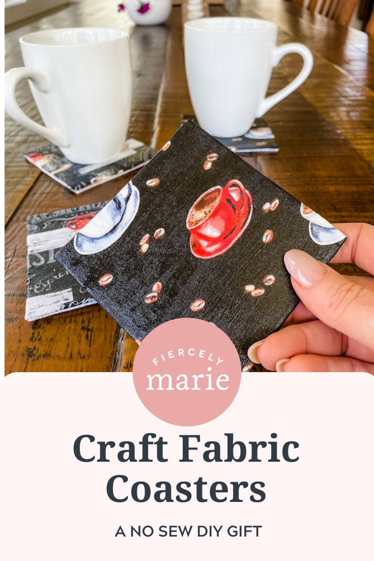 No Sew Coasters Crafts, Ready for Father\'s Day!