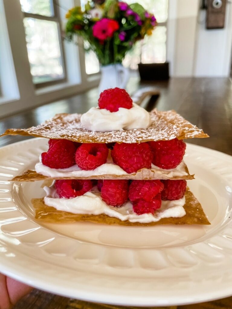 Raspberry Napoleons A Healthy Dessert Marie Bostwick