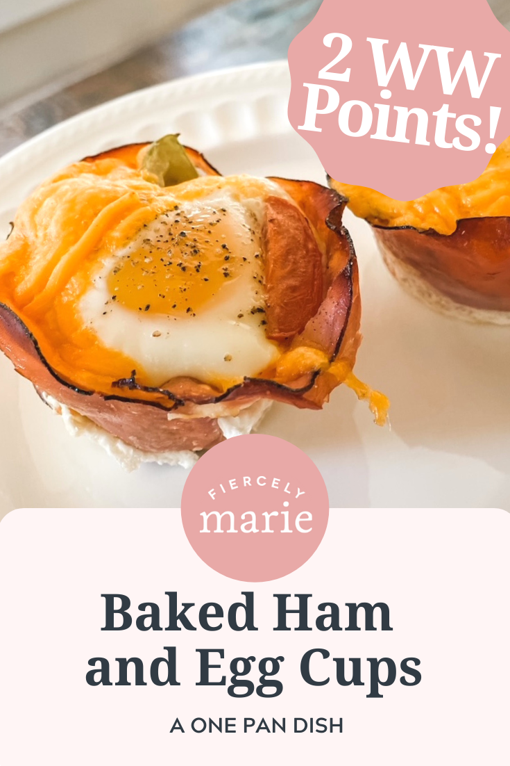 Easy Baked Ham and Egg Cups – Only 2 WW Blue or Purple Points!