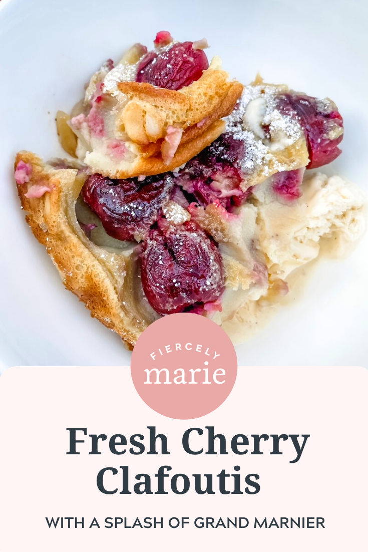 My Fresh Cherry Clafoutis