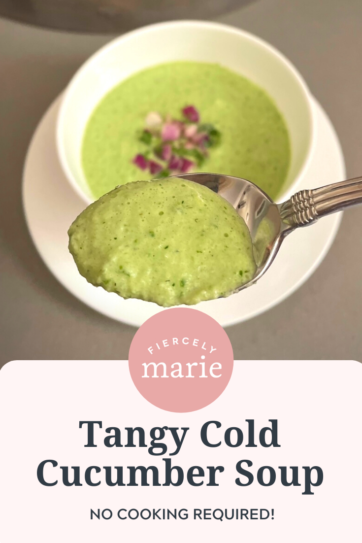 My Summer Cold Cucumber Soup Recipe