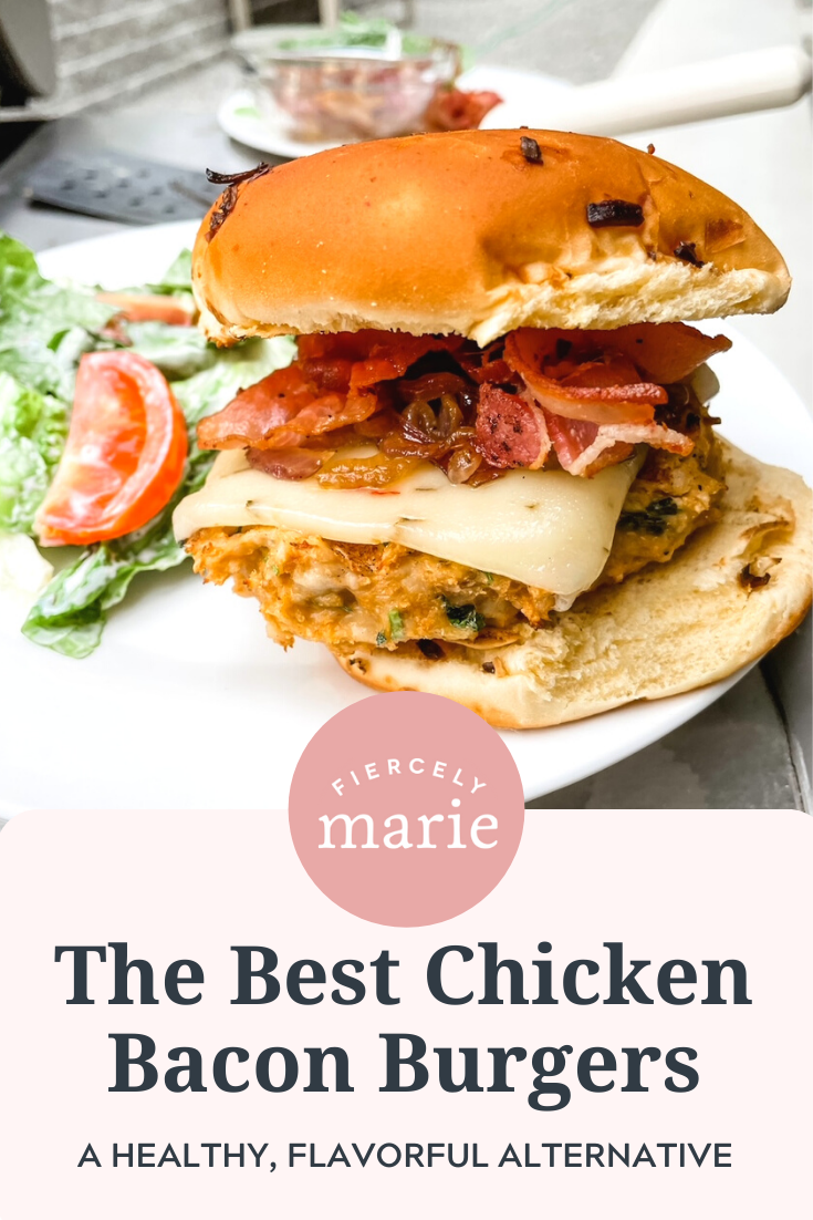 Best Chicken Bacon Burgers for Labor Day - Marie Bostwick