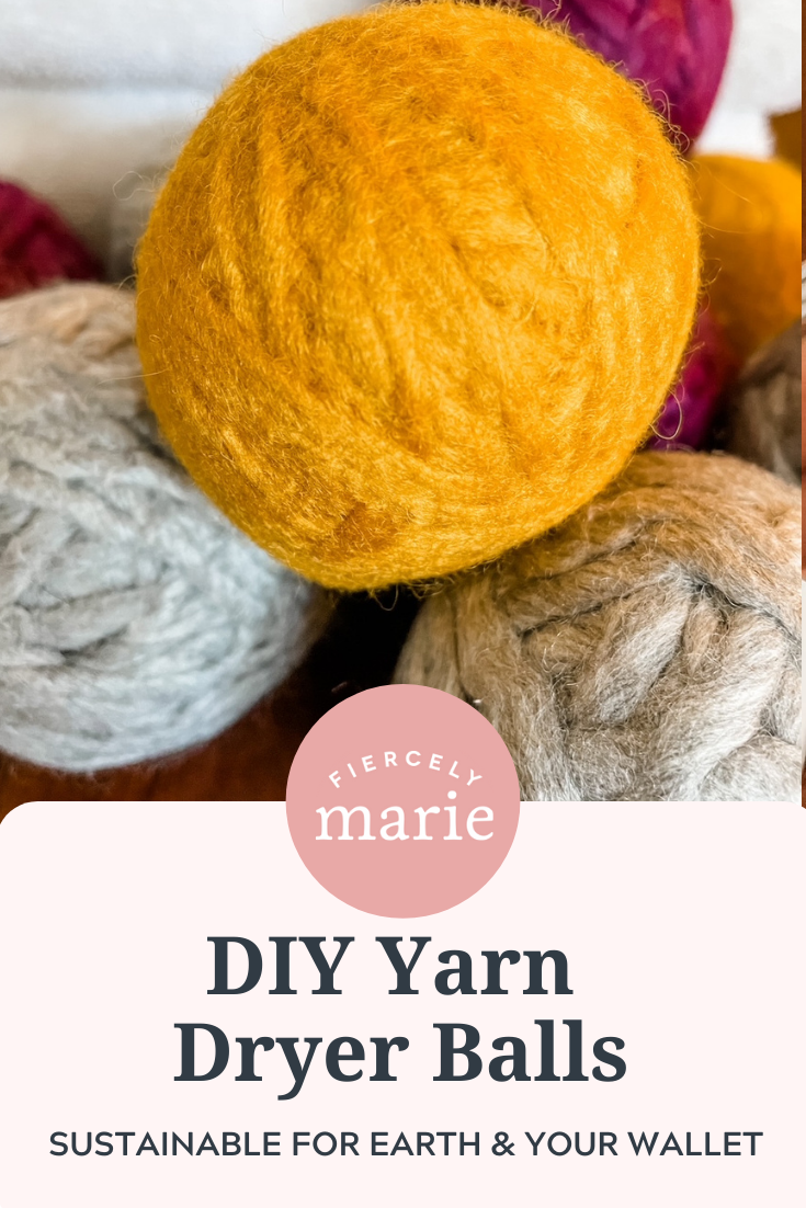 DIY Yarn Dryer Balls Marie Bostwick