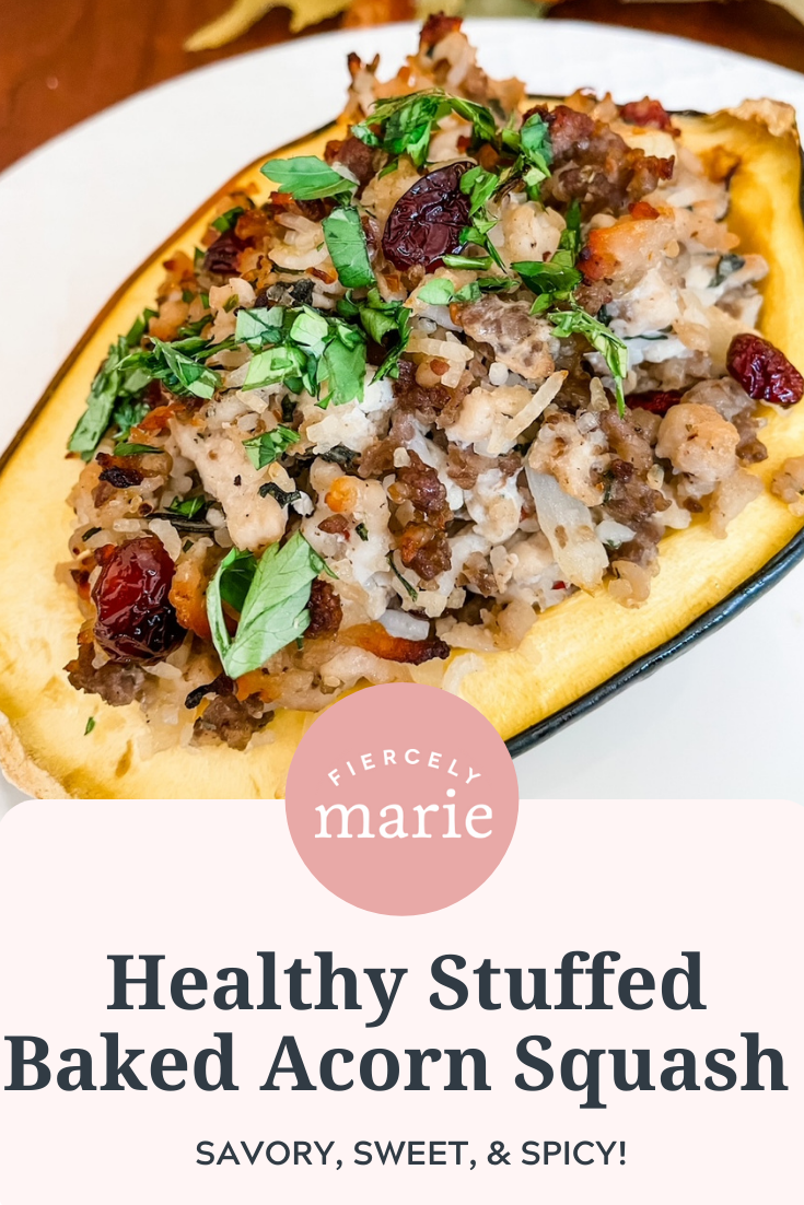 Healthy Stuffed Baked Acorn Squash Marie Bostwick