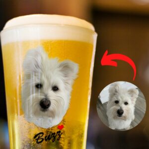 Custom Pet Beer glass