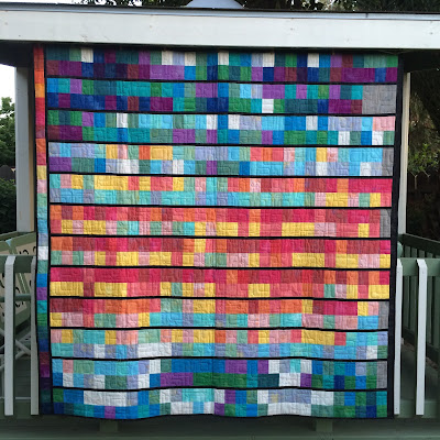 An example of a temperature quilt, courtesy of Live a Colorful Life