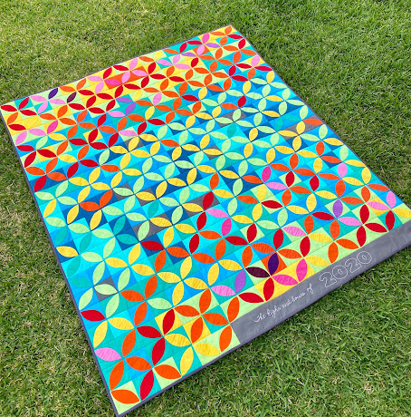 A beautiful example of a temperature quilt, courtesy of Samelia's Mum.