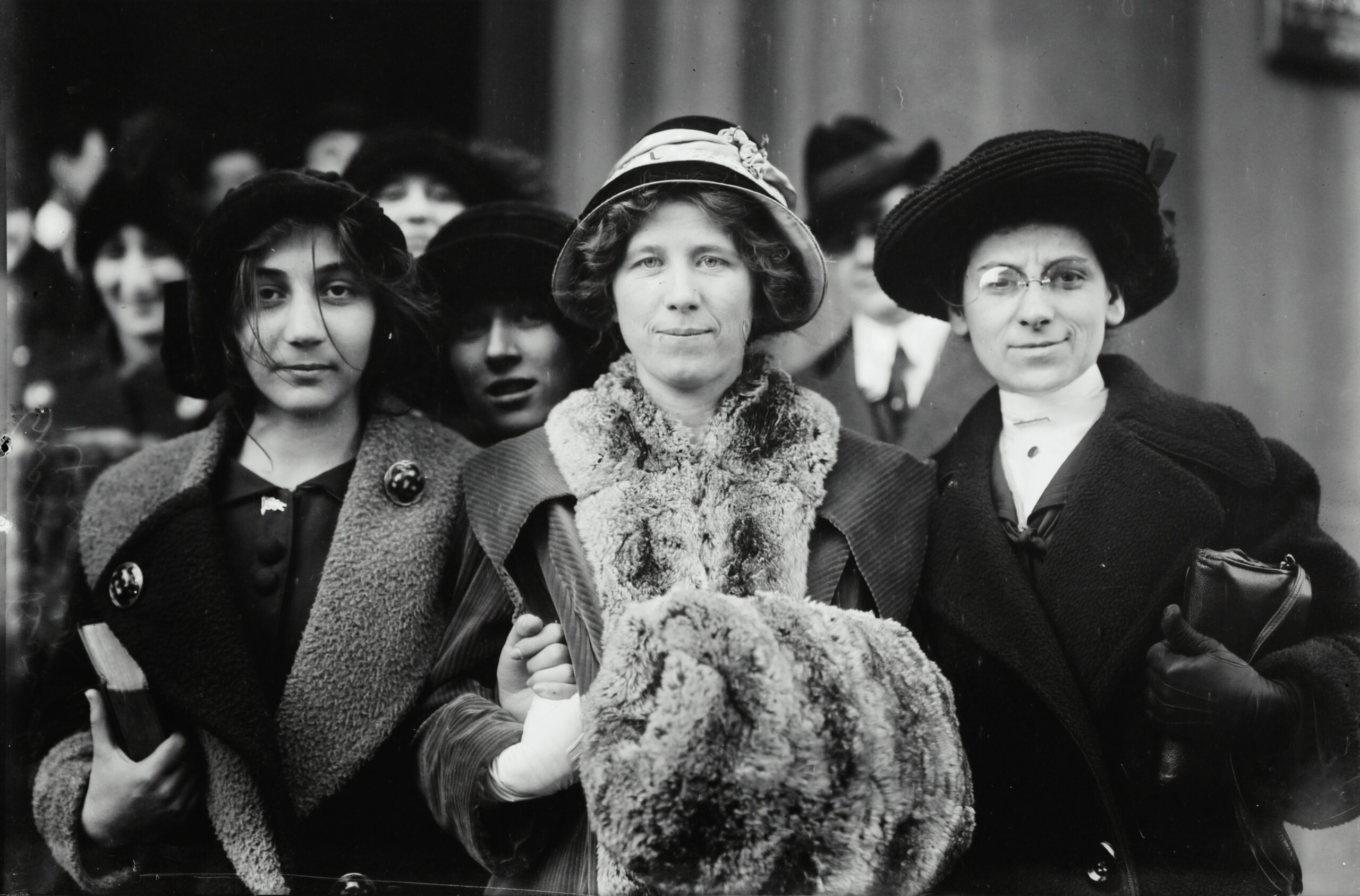 Three women strikers in the 1900s, stories included in the Women's History Month Reading List