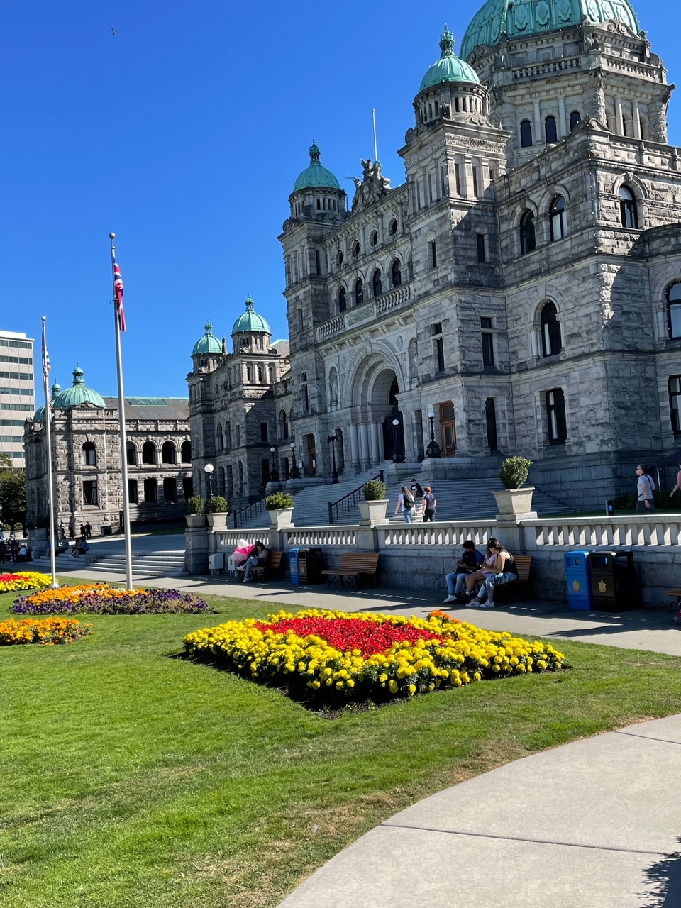 The victoria parliament building