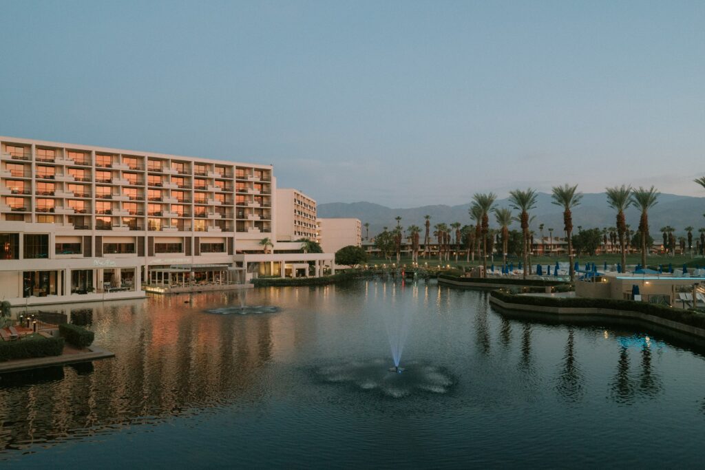 A spring at a Palm Springs resort