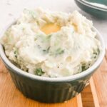 A close up of the Colcannon Irish Mashed Potatoes