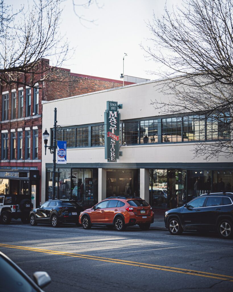 Mast General Store in downtown Asheville, NC