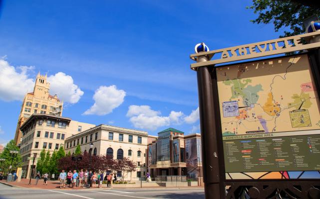 Asheville, NC's downtown walking guide