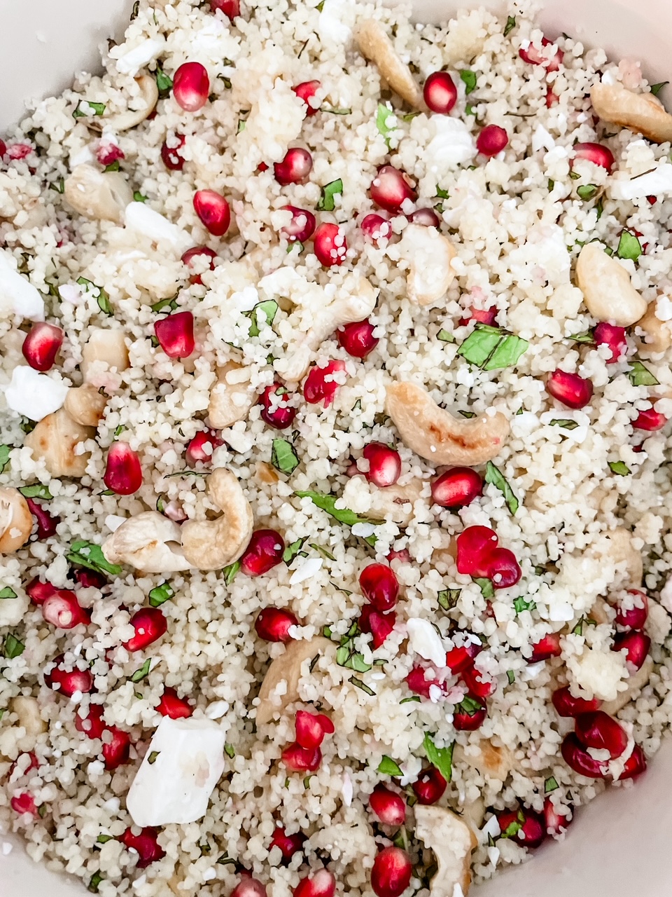 Couscous Recipe Couscous with Pomegranate and Mint Marie Bostwick