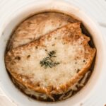 The finished French Onion Soup