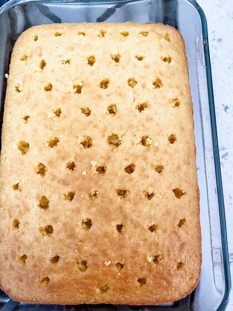 The cake with the holes