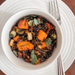 The finished Wild Rice Salad - an example of filling salads